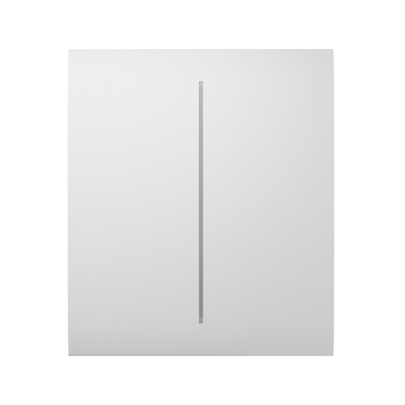 Buton central pentru circuit dublu Ajax CenterButton 2-gang Alb