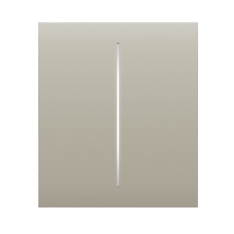 Buton central pentru circuit dublu Ajax CenterButton 2-gang Ivory